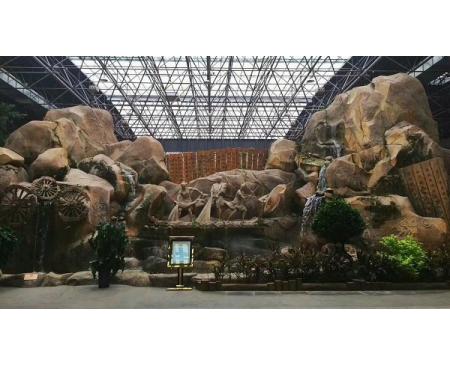 郑州大型塑石假山展示